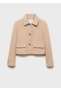 Buttoned Cropped Jacket - 3