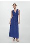 Striped Tie Detailed Dress - 2