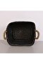 Black Sea Banana Fiber Handmade Large Basket 43X40X42 cm - 3