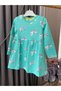 Babyaden Cat Tiger Printed Cotton Combed Cotton Long-Sleeved Girl Dress - 5