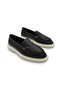 Genuine Leather Black Women's Winter Shoes - 2