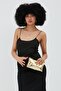 Long Strap Krok Clucth Jake Women's Crossbody Bag Gold - 5