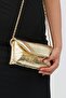 Long Strap Krok Clucth Jake Women's Crossbody Bag Gold - 4