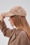Winter Furry Women's Plush Cap Hat Baseball Standard Hat - 5