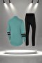 Women's Water Green Special Supra Combed Breathable Stylish Tracksuit Set (S-3Xl) - 4