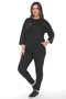 Cotton 1st Quality Plus Size Special Design Tracksuit Set - 3