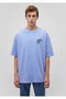 Road Runner Printed Purple T-Shirt Oversize / Wide Cut 0611669-80591 - 3