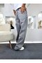 Gg Baggy Jeans with Removable Belt in Light Gray - 5