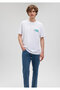 Back Printed White T-Shirt Loose Fit / Loose Relaxed Fit0612077-620 - 2