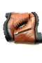 5002 Fashion Genuine Leather Short Zippered Lace-Up Women's Boots - 3