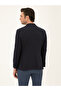 Navy Blue Slim Fit Sports Jacket 50284617 -Vr033 - 5