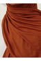 Small Premium Jersey Shawl |   Color: Burnt Orange |   Dimensions: 150X50 cm |   Hijab - 3