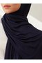 Small Premium Jersey Shawl |   Color: Navy Blue |   Size: 150X50 cm |   Hijab - 3