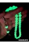 High Phosphorescent Globe Cat's Eye Rosary