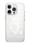 iPhone 16 Pro Max Compatible Heart Drawing Pattern Transparent Silicone Phone Case