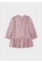 Girl's Sequined Dress with Bow Detail