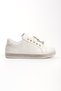 Women's Jewelled Lace-Up Sneakers - 2