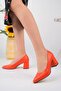 Ernila Shoes Genuine Leather Low-Heeled Women's Stiletto - 2