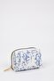 Women's Flower Patterned Faux Leather Wallet D6869Axns - 3