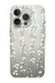 iPhone 16 Pro Compatible Daisy Vine Pattern Transparent Silicone Phone Case