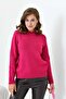 Women's Bead Embroidered Sweater Fuchsia 20741