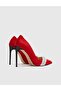 Ulla Genuine Suede Leather Women's Red Stiletto - 4