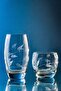 Pudgy 12 Piece Water and Soft Drink Cutting Glass Set with Relief Pattern