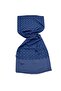 Elegance Indigo Monogram Patterned Shawl - 1090100 -922