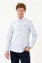 Men's Light Blue Long Sleeve Shirt 50288653 -Vr003