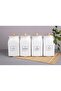 1000ml Capacity - Set of 4 Bamboo Lids Porcelain Tea Sugar and Turkish Coffee Salt Storage - 2