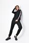 Ftz Women's Glitter Detailed Double Suit Black 20635 - 4