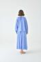 Women's Gathered Skirt Suit Blue 30706 - 7
