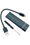3003 USB 3.1 Type C إلى PCI-E Express NVMe SSD M.2 M-key صندوق القرص الصلب