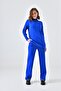 Women's Striped Double Set Cobalt Blue 20563 - 3