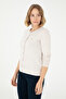 Women's Stone Melange Basic Knitwear Cardigan 50288996 -Vr225 - 3