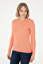 Women's Salmon Crew Neck Basic Sweater 50288979-Vr047 - 3