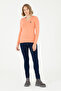 Women's Salmon V-Neck Basic Sweater 50288997-Vr047 - 4