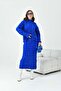 Women's Glitter Detailed Double Suit Cobalt Blue 20731 - 6