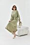 Women's Gathered Jacket and Skirt Suit Çağla 30725 - 5