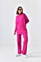 Women's Striped Double Suit Fuchsia 20563 - 2