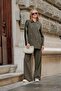 Khaki Ftz Women's Leather Set - 30932 - 5