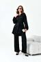 Women's jacquard set black 30877 - 5