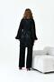 Women's jacquard set black 30877 - 7