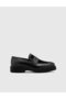Martim Genuine Suede Leather Men's Black Loafer Shoes - 3