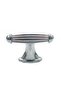 Kardelen Chrome Button Handle Luxury Country Kitchen Furniture Cabinet Drawer Handle