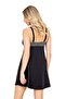 Women's Black Dress Swimsuit - 2