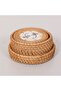قاعدة أكواب سيراميك مكونة من 6 قطع من Muteber Rattan Boxed - 3