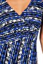 Women's Double Breasted Collar Patterned Swimsuit - 3