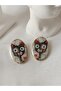 Polished Cat Polymer Earrings - Special Design, Steel Earrings Needle