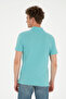 Men's Slim Fit Polo Neck Mint Basic T-Shirt 50289344-Vr090 - 5